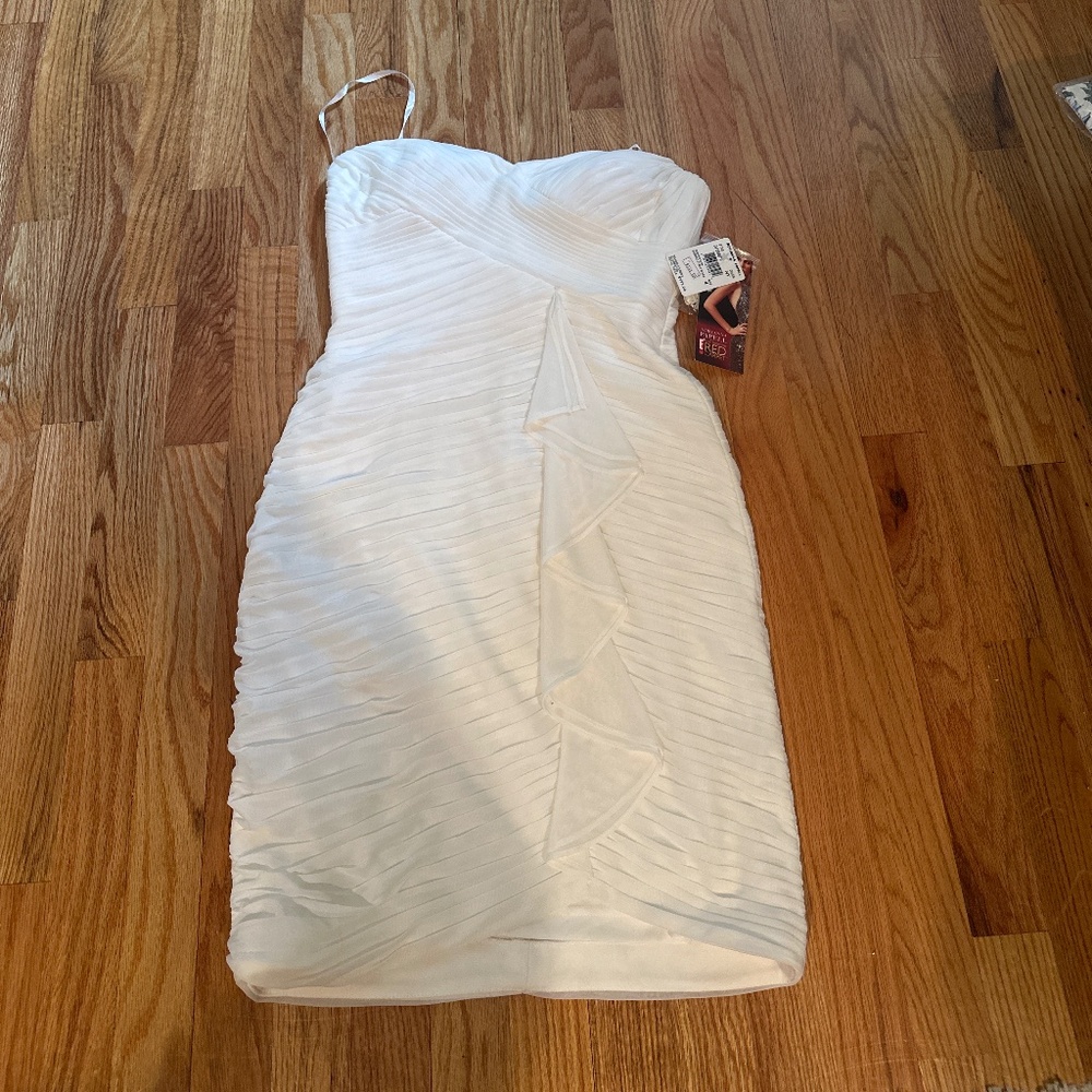 White Mini Dress with tags